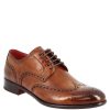 Leonardo Schnuren | Handgefertigte Herren-Brogue-Schuhe Aus Brandy-Leder