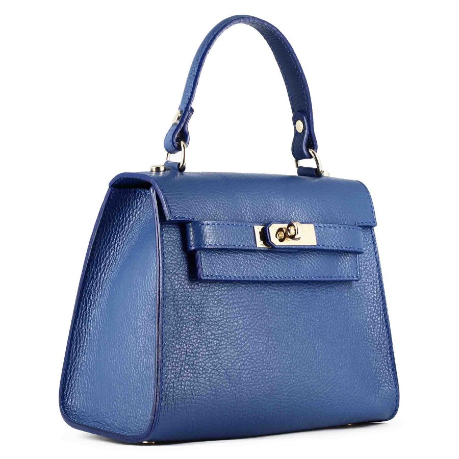 Leonardo Schultertaschen | Lady K Damenhandtasche Aus Blauem Leder