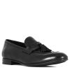 Leonardo Mokassins | Eleganter Herren-Loafer Aus Weichem Schwarzem Leder Mit Quasten