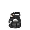 Leonardo Sandalen | Damen-Tanga-Sandalen Aus Schwarzem Leder