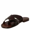 Leonardo Sandalen | Gladiator-Sandalen Fur Herren Aus Kaffeebraunem Leder